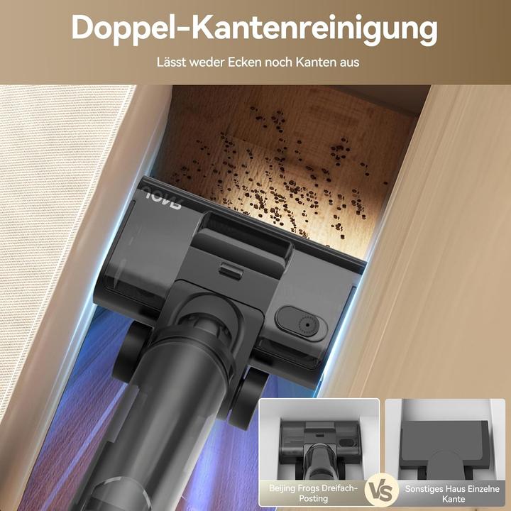 Produktbild Jonr ED12 Pro Max Nass Trockensauger,180°liegend,75°C Heisswasser-Selbstreinigung Heissluft-Trocknung