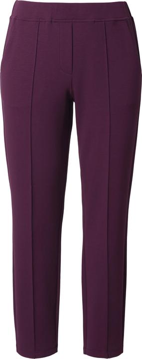 Produktbild Ulla Popken Hose, Punto di Roma, konisches Bein, Biese, Elastikbund (58)