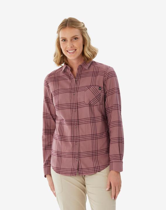 Immagine prodotto Forclaz Camicia donna manica lunga in cotone a quadri (S)
