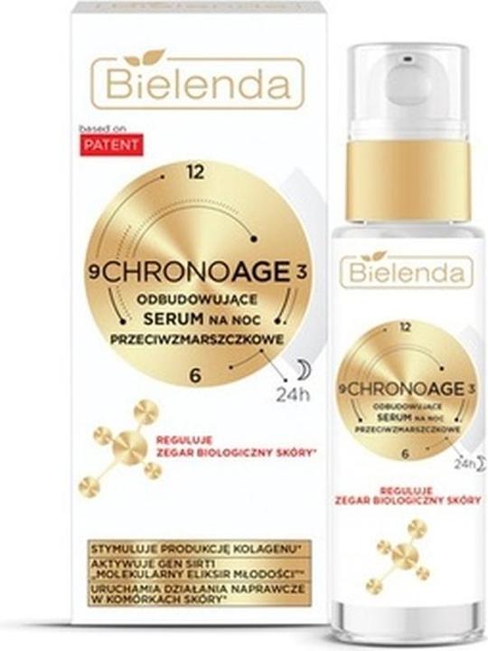 Actual product image Bielenda Chrono Age 24h Odbudowujące Serum przeciwzmarszczkowe na noc 30ml (30 ml)