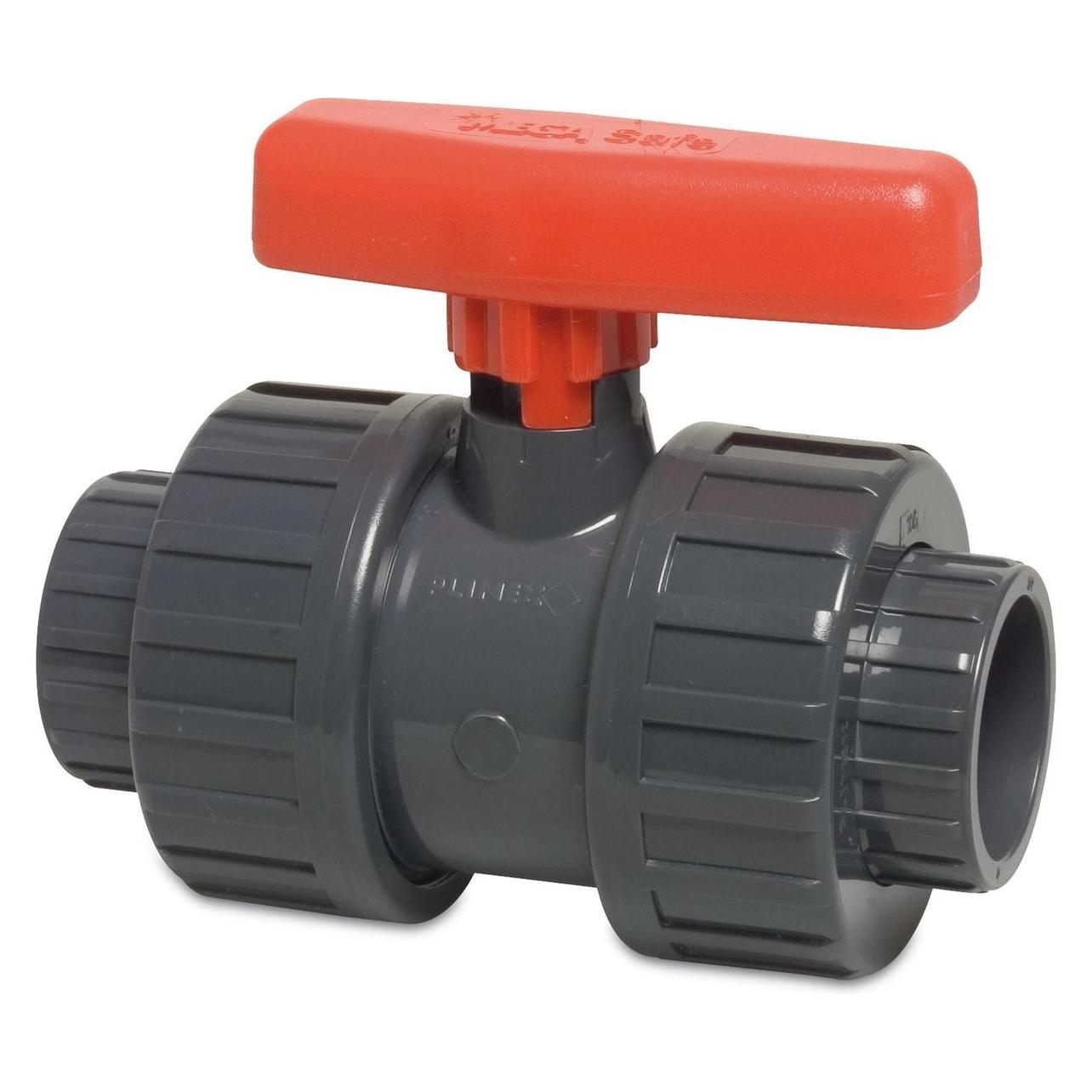 Profec, Ventiel, Pvc Kogelkraan Pn 10 Lijmmof 75mm