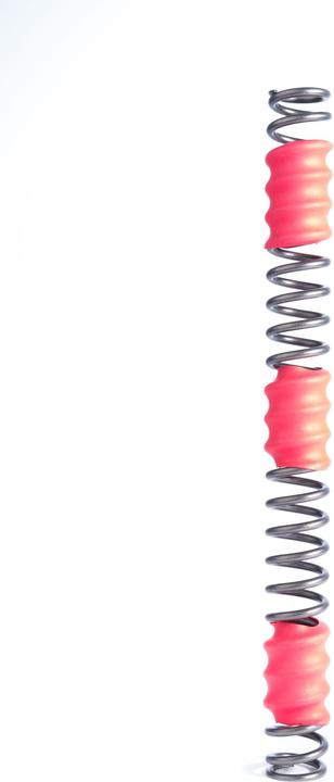 Actual product image Cane Creek Suspension fork spring, 35LBS/IN, red, Helmet Coil | Helmet MKII Coil