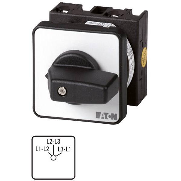 Eaton Spannungsmesserumschalter, T0, 20 A, 55472, Taster + Schalter, Schwarz