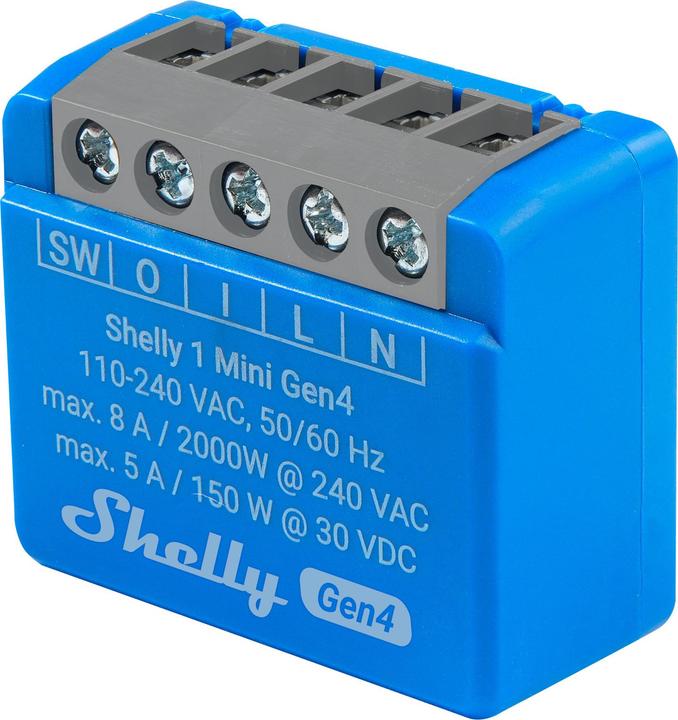 Produktbild Shelly 1 Mini Gen4 (Schaltaktor)