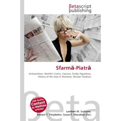 Sfarm?-Piatr?, Fachbücher von Miriam T. Timpledon, Lambert M. Surhone, Susan F. Marseken