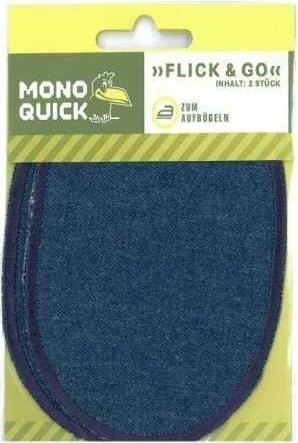 Produktbild Mono Quick Jeansflick oval 2 Stk. (2 Stk., 12 x 9.50 cm)