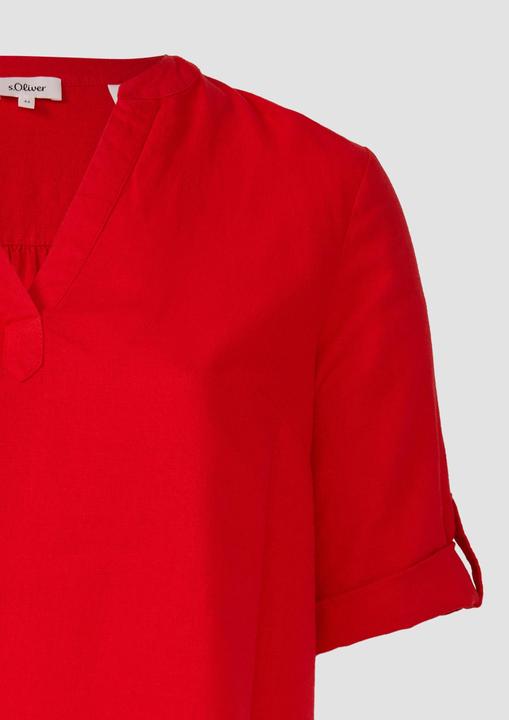 Image du produit S.Oliver Bluse Leinenmix-Bluse mit Turn-up (48)