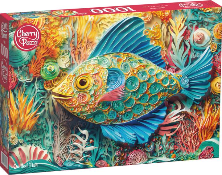 Immagine prodotto Cherry Pazzi Puzzle 1000 pezzi - Quilled Fish (1000 pezzi)
