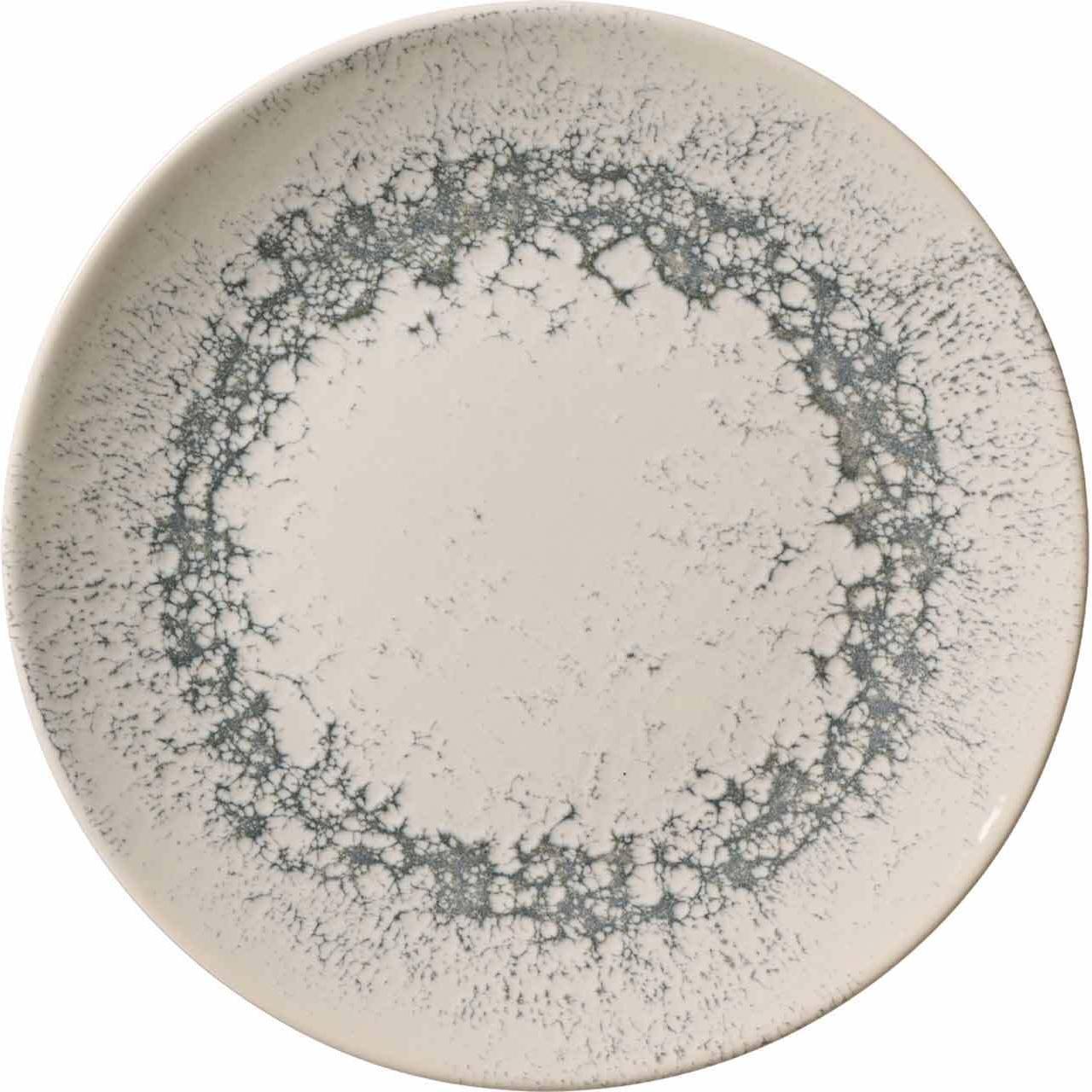 Ritzenhoff & Breker Dessertteller CECINA GRAPHIT, 205 mm aus Steinzeug, spülmaschinenfest, mit Farbglasur, Teller, Beige