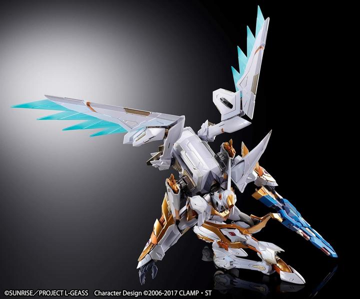 Actual product image Tamashii Nation Code Geass: Lelouch of the Rebellion R2 Metal Build Dragon Scale Action Figure Lancelot Albion 18 cm