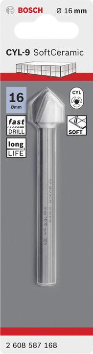 Actual product image Bosch Professional Zubehör Glass and tile drill 16 mm (16 mm)