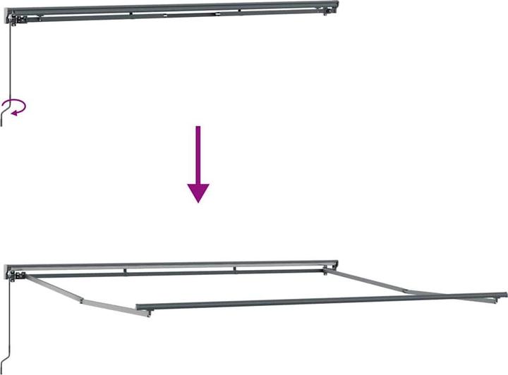 Produktbild vidaXL Einziehbare Markise (3 m)