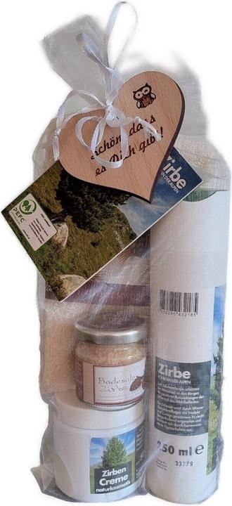 Immagine prodotto ZNatur Set regalo Set di cosmetici biologici in legno di pino svizzero No.15 (Set per la cura del corpo)