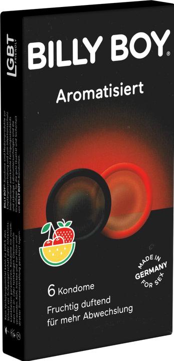 Produktbild Billyboy Billy Boy «Aromatisiert» 6 fruchtige Kondome für leckeren Oralverkehr (6 Stk.)