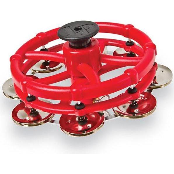 Latin Percussion LP LP 193 Click Hi-Hat Tambourin Schellenkranz (Tamburin), Perkussion, Rot