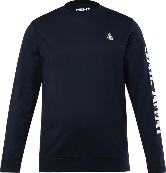 Immagine prodotto Men+ Langarmshirt, Bauchfit, Ärmelprint (5XL)