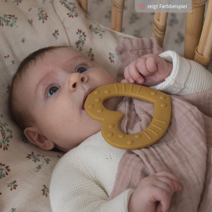 Produktbild Bibs Beissring Baby Bities Herz, Sage