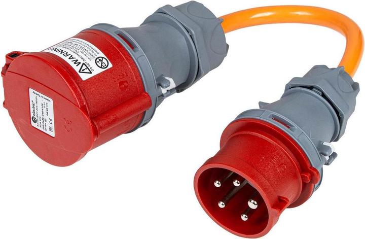 Actual product image Normrahmen Adapter cable CEE32/5 - CEE16/5 (0.20 m, CEE 16/5)