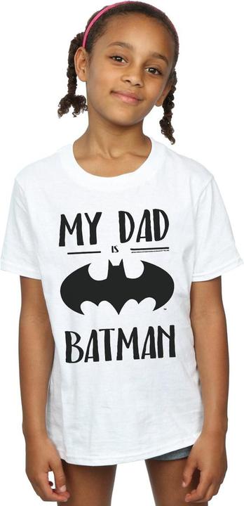 Immagine prodotto Batman My Dad Is Batman Maglietta Ragazze (140, 146)
