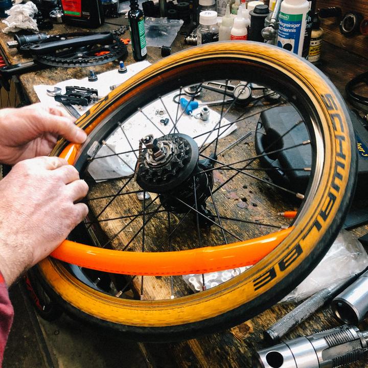 Actual product image Tubolito Tubo folding bike inner tube 20" (Schrader (AV), 20", 40 mm)