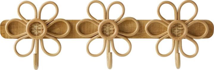 Produktbild Vertbaudet Kinderzimmer Wandgarderobe aus Rattan, 3 Blumen