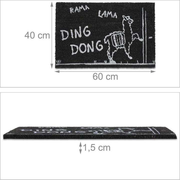 Produktbild Relaxdays Fussmatte (60 x 40 cm)