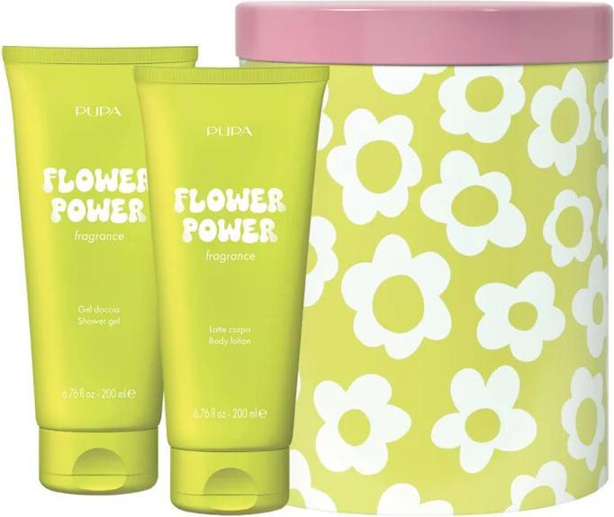 Produktbild Pupa Milano Pupa Happy Box Kit Flower Power Shower Gel 200ml + Body Lotion 200ml (Körperpflegeset)