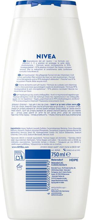 Actual product image NIVEA Care Diamond Care Bath Fl 750ml (498.67 ml, Bubble bath)