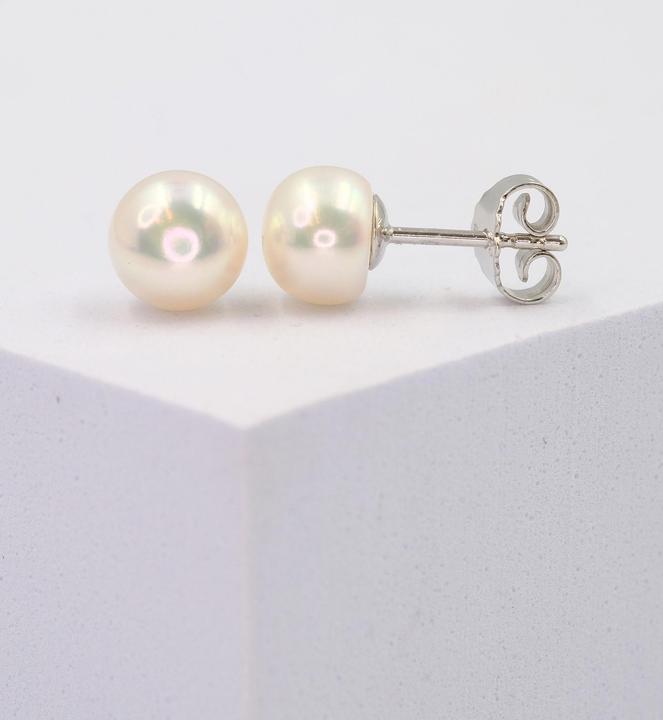 Immagine prodotto Muau Orecchini a perno (Oro bianco 750)