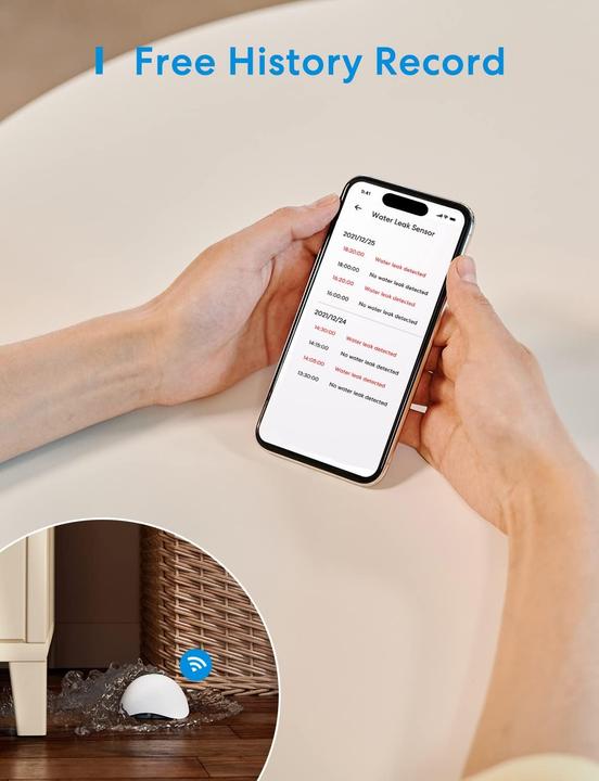 Produktbild Meross 3er-Set Wassermelder