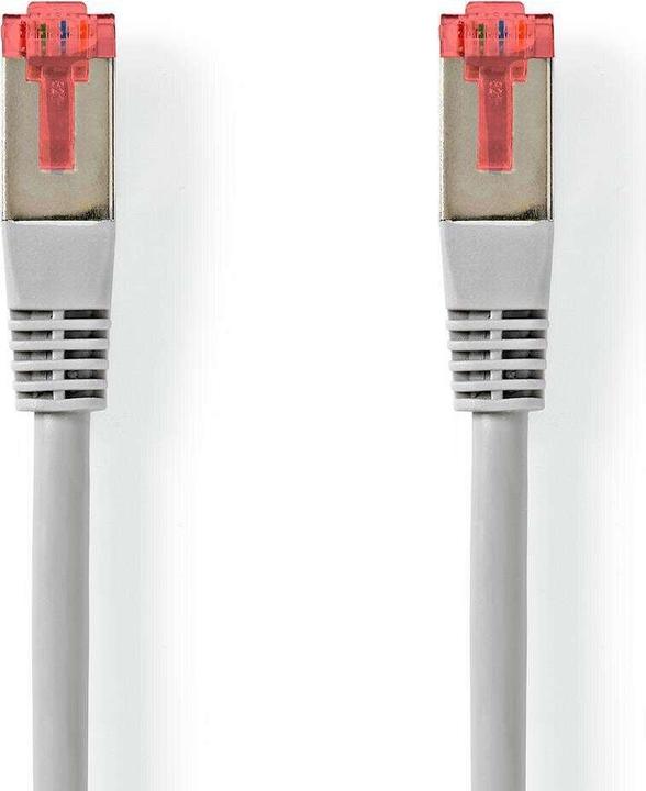 Produktbild Nedis Cat 6 Kabel | RJ45 Stecker | RJ45 Stecker | SF/UTP | 15.0 m | Rund | PVC | Grau | Label (S/FTP, CAT6, 15 m)