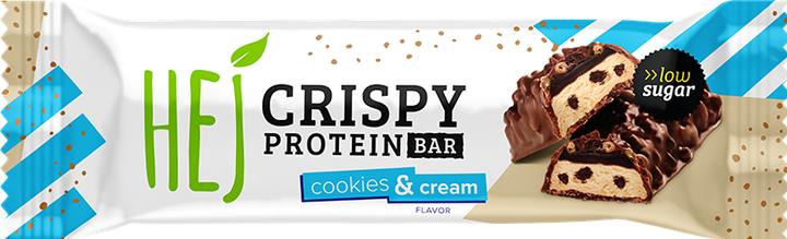 Actual product image HEJ Nutrition HEJ Crispy Protein Bar (12 x 45g) (Cookies and Cream, 1 pcs., 540 g)