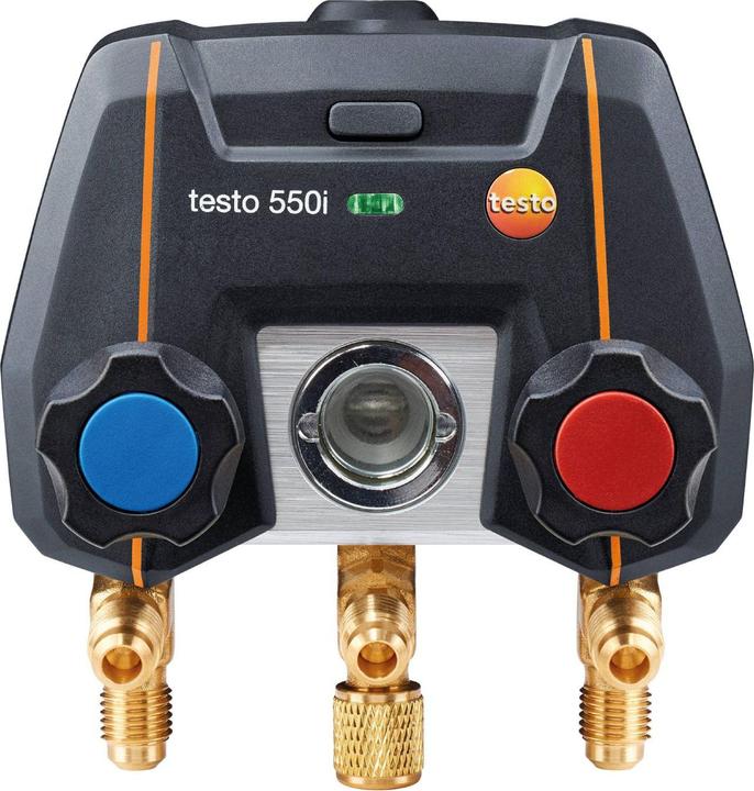 Digitaal 2-weg montagehulpmiddel testo 550i incl. batterijen (3 x AAA), Kalibratieprotocol en gebruiksaanwijzing.
