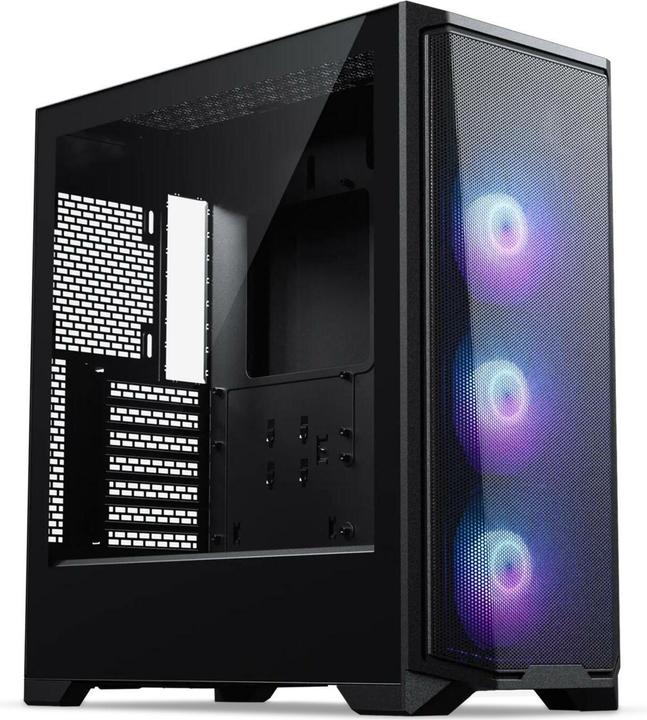 Immagine prodotto Phanteks PC-Gehäuse Eclipse G370A RGB Schwarz, Unterstützte (mATX, Mini-ITX, ATX, E-ATX, SSI EEB)