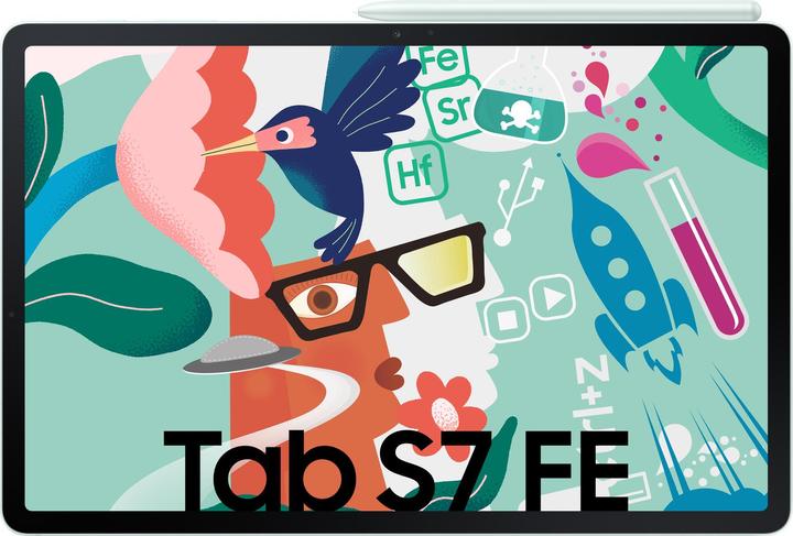 Image du produit Samsung Galaxy Tab S7 FE (WLAN uniquement, 12.40", 64 Go, Mystic Green)