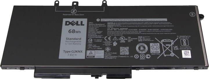 Image du produit Dell Gjknx (4 cellules, 8550 mAh)