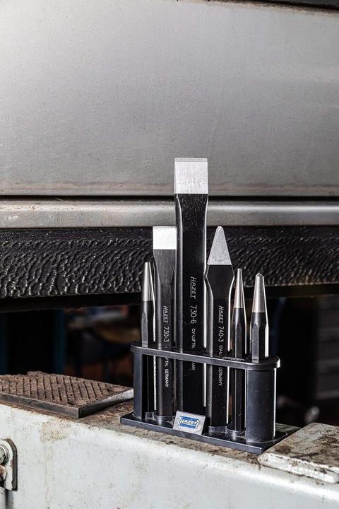 Produktbild HAZET Meissel, ∙ Durchtreiber, ∙ Körner Satz 750/6-1 ∙ Anzahl Werkzeuge: 6 (18 mm)