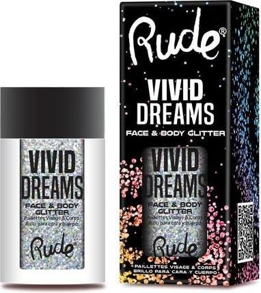 Produktbild Rude Cosmetics Rude Glitter Vivid Dreams for Face and Body - Dazzling and Long-Lasting Shine