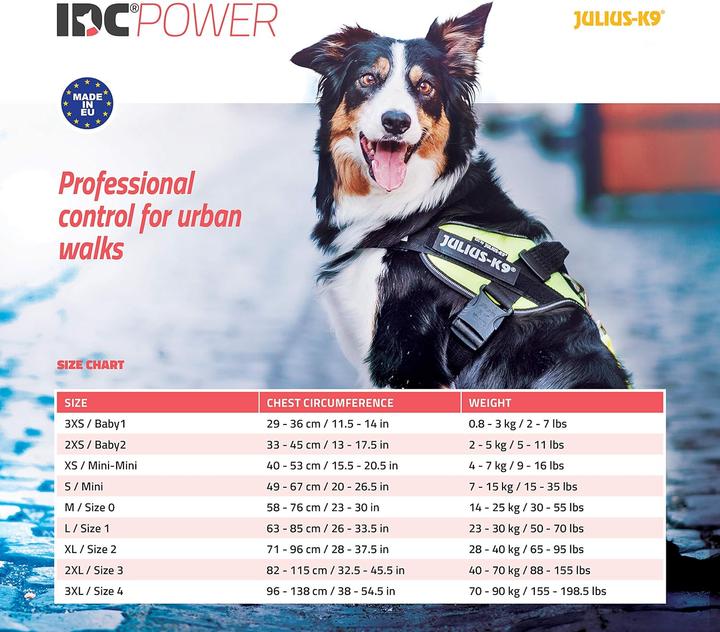 Actual product image Julius-K9 IDC power harness (XS, Dog, Dog sport)