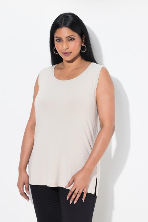 Produktbild Ulla Popken Top, Rundhals, Classic, Stretch, breite Träger, ärmellos (42, 44)