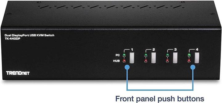 Produktbild Trendnet TK 440DP KVM-/Audio-/USB-Switch