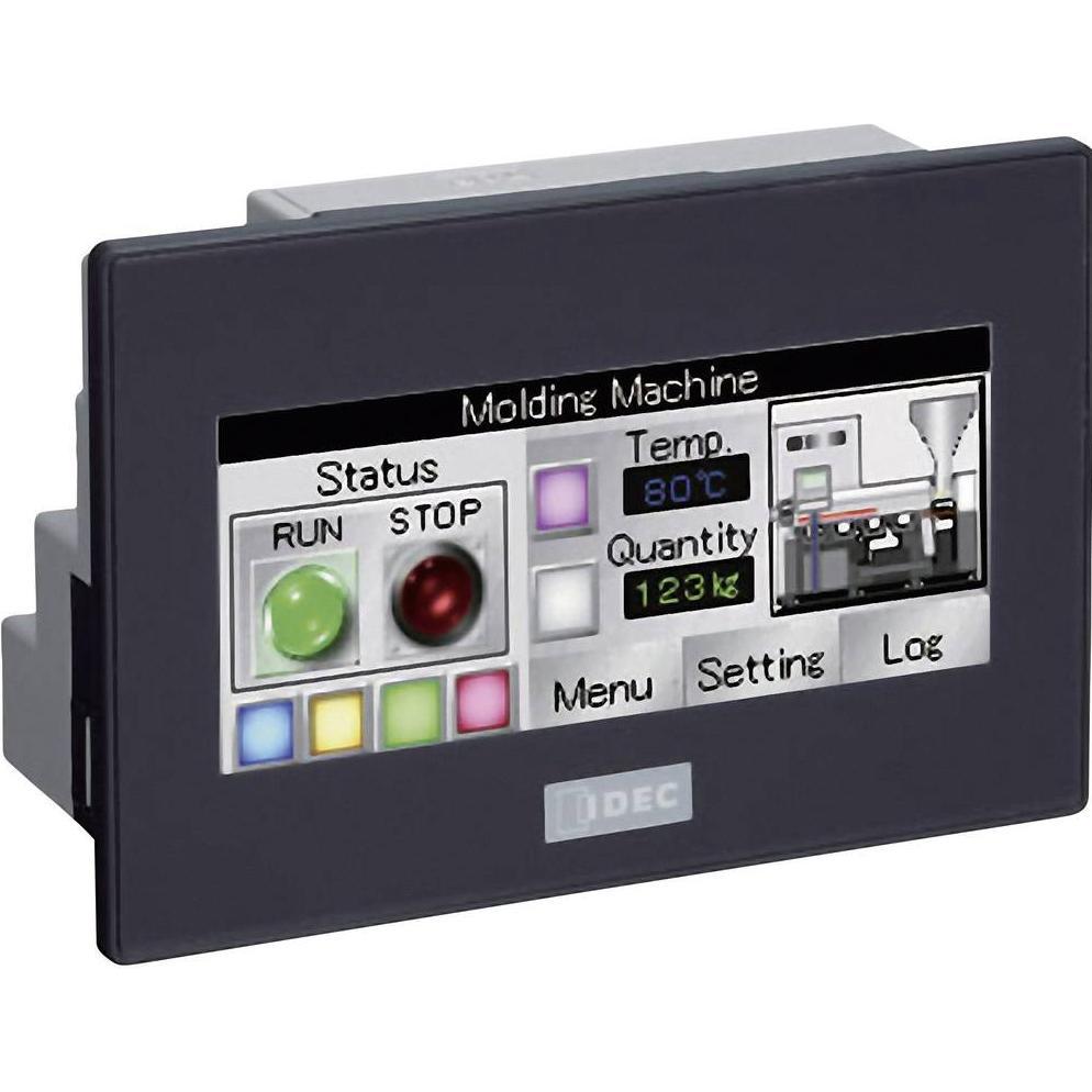 Idec FT1A-C12RA-B SmartAXIS Touch panel PLC con controllo integrato - RS-423, PC Netzteil, Grau