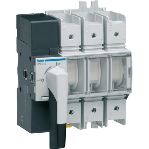 Hager Grigio Interruttore Sezionatore, Pulsante + Interruttore,