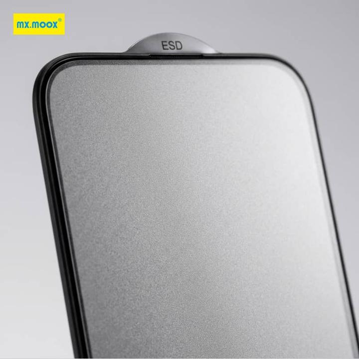 Actual product image Mx. Moox iPhone 13 / 14 / 13 Pro / 16e- Tempered Glass / Panzerglas - Anti-Glare matt (Apple iPhone 13, Apple iPhone 13 Pro, Apple iPhone 14, Apple iPhone 16e)