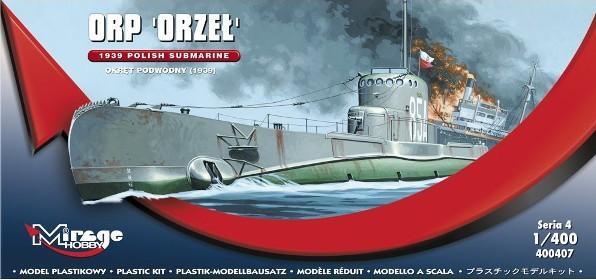 Actual product image Mirage Submarine ORP Orzel 1939