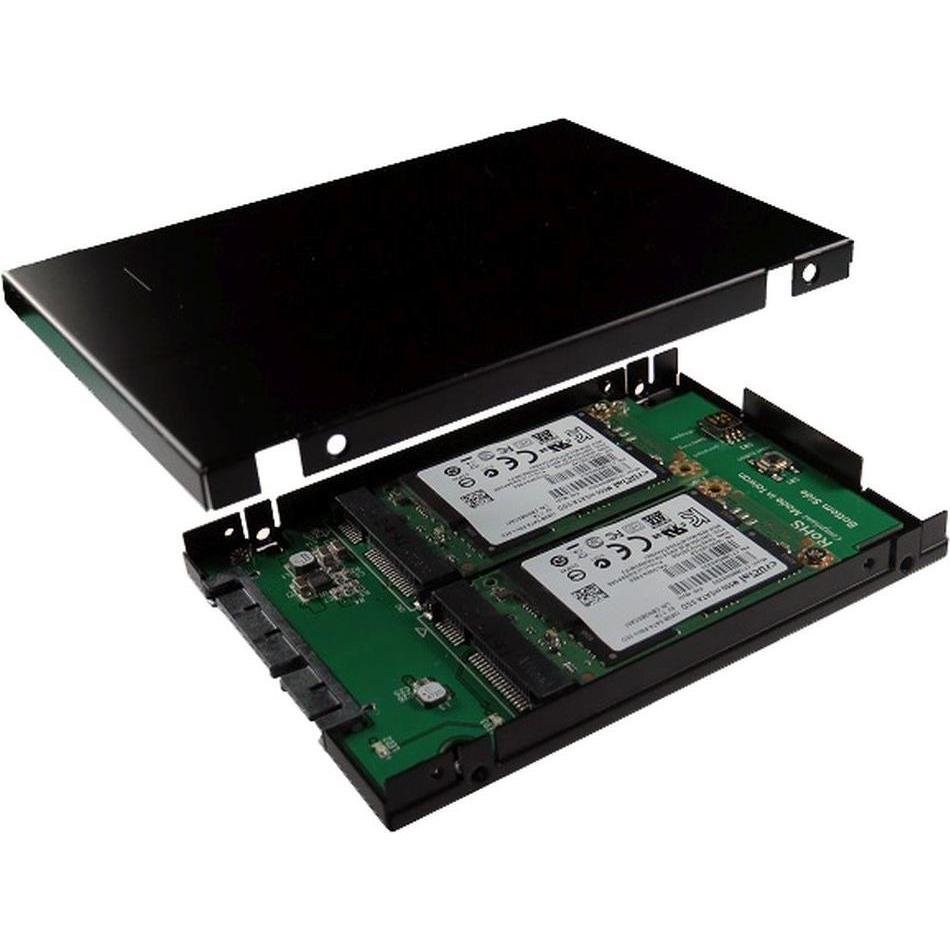 Thumbnail - Exsys EX-3683 SSD enclosure 2.5" Schwarz Speichergehäuse, SSD + Festplatte Zubehör