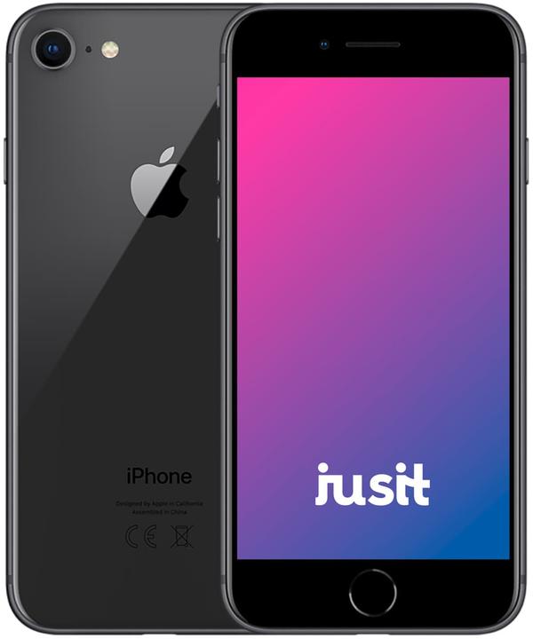 jusit iPhone 8 (64 Go, Gris sidéral, 4.70", 0.00 Mpx, B / Très bon)
