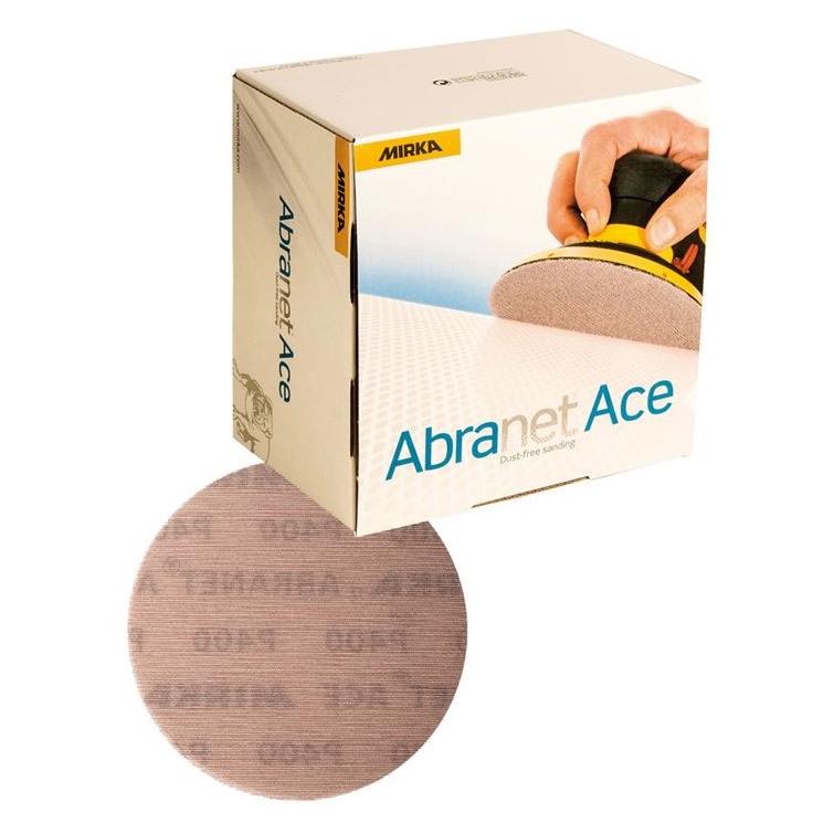 Mirka, Schuurmiddelen, Accessoires AC23205025 Abranet Ace 125 Mm Klittenband P240 50 Stuks