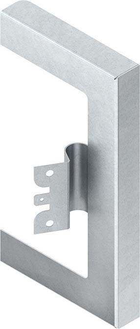 Actual product image Niedax NIE GWB 110T60 R Wall end panel single 151x61mm steel banded.