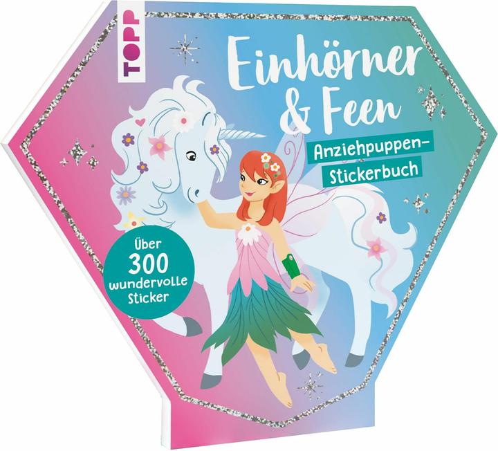 Produktbild Anziehpup-Sticker Einhörner
